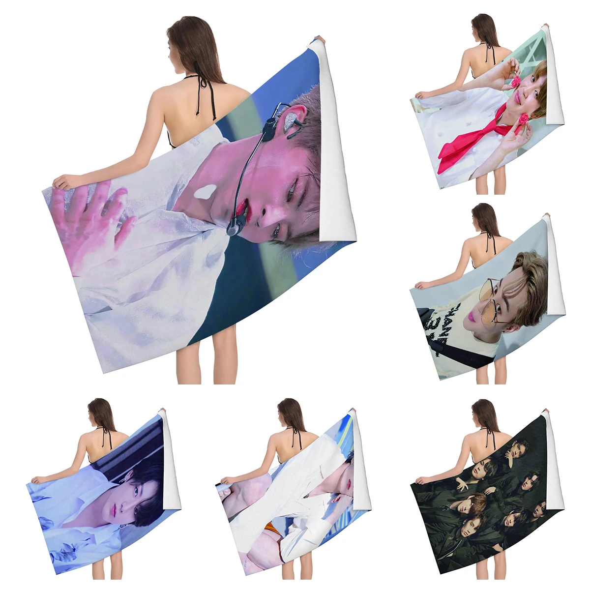 Home bath towels for the body towels Natural Animal Style bath quick drying microfiber beach towel man women large sports towel