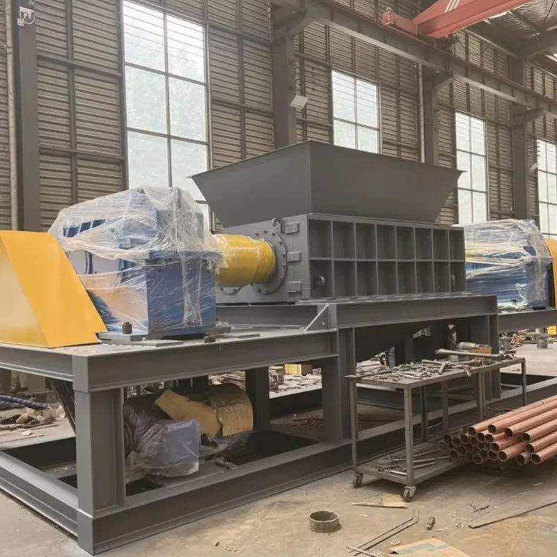 Thick Rubber Material Shredder Solid Rubber Block Crusher Industrial Rubber Solid Waste Breaking Shredding Machine