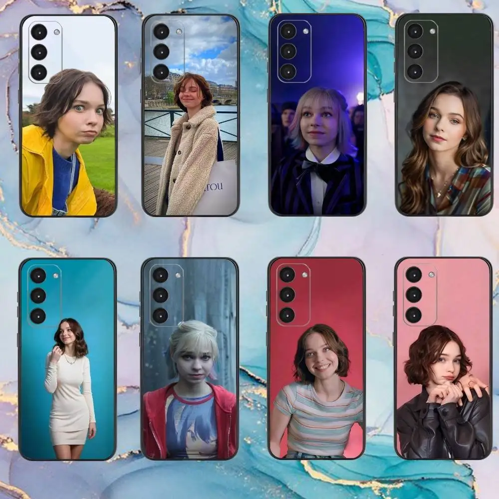 حافظة هاتف E-Emma Actor M-Myers لهاتف سامسونج جالاكسي A73، A72، A71، A70، A53، A52، A51، غطاء أسود ناعم آخر