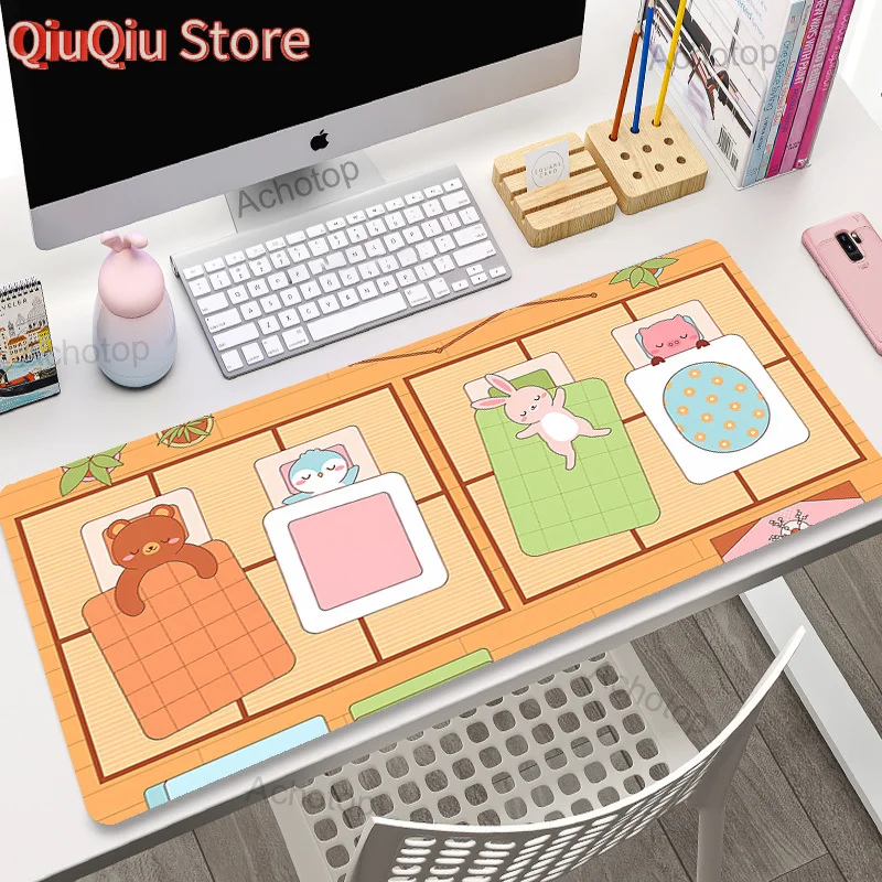 Roze Muismat Kawaii Bureaumat Schattige Dieren Muismat Gaming Accessoires PC Laptop Muismat Bedrijf Tapijt Esthetische Gamer Meisje