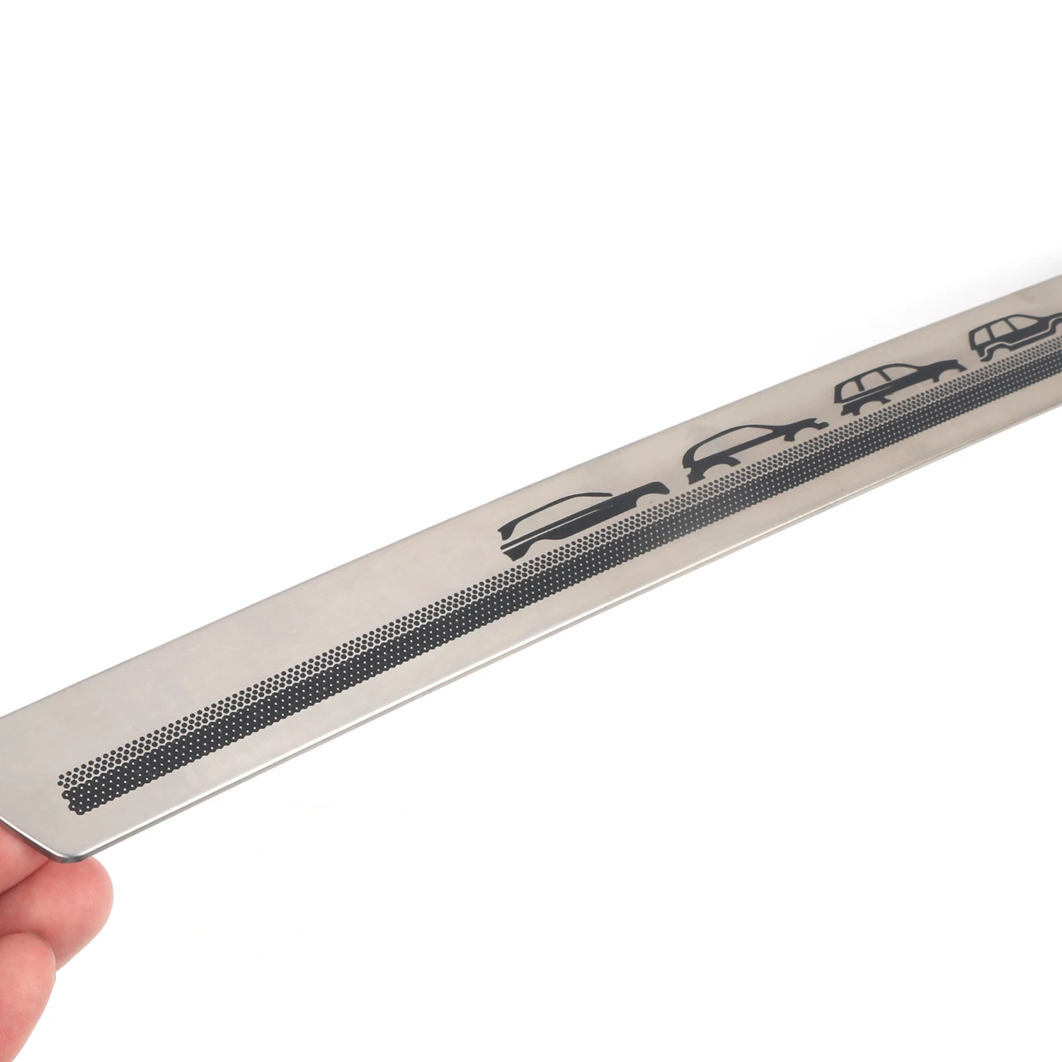 For Jeep Grand Cherokee L 2021-2022/ Grand Cherokee 2022 Car Accessories Stainless Steel Door Scuff Plate Threshold Cover 2pcs