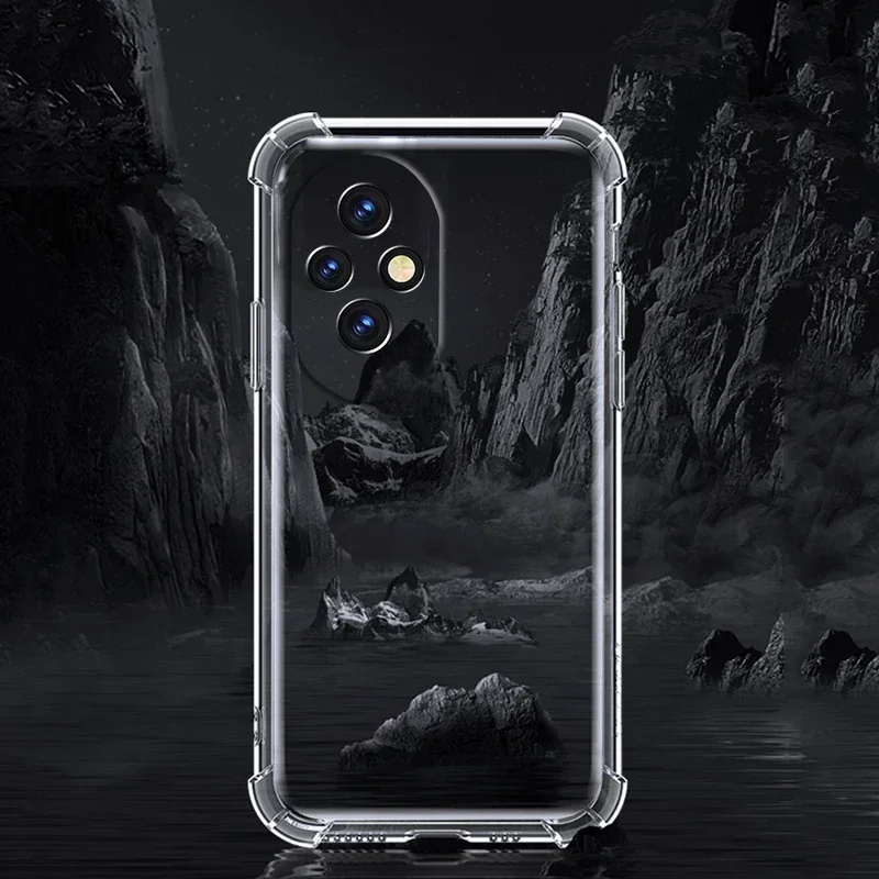 

Shockproof Clear Phone Case For Honor 200 Pro 200 Transparent Shockproof Silicone Soft Back Cover For Honor 200 Lite pro