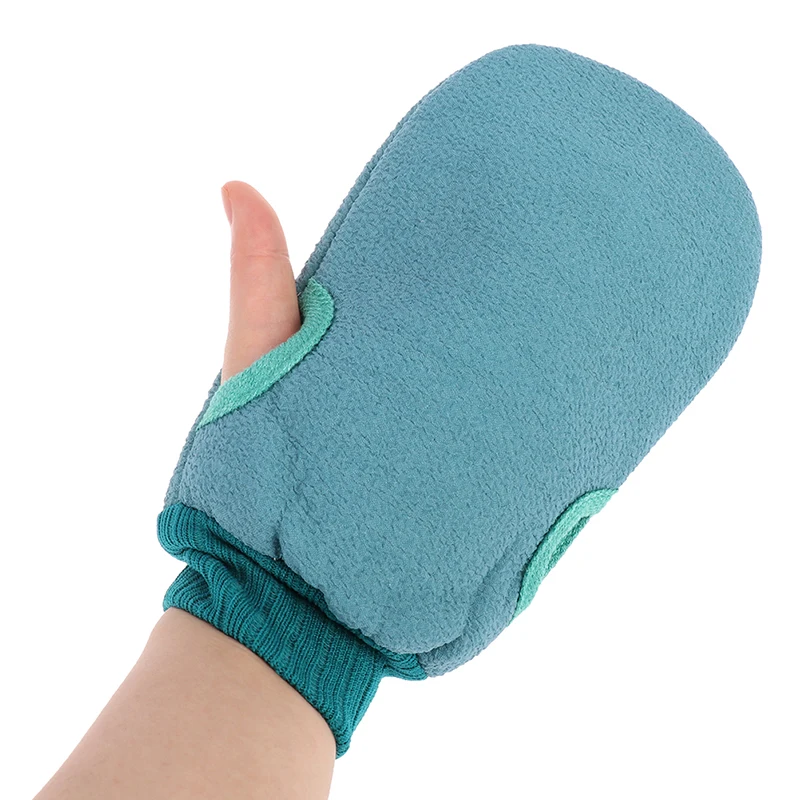 

1Pc Shower Spa Exfoliator Double Sided Bath Glove Body Cleansing Scrub Mitt Rub