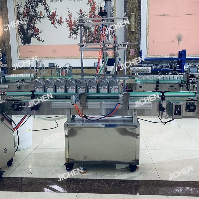 

Automatic filling machine motor chili sauce edible oil quantitative assembly line liquid canning machine