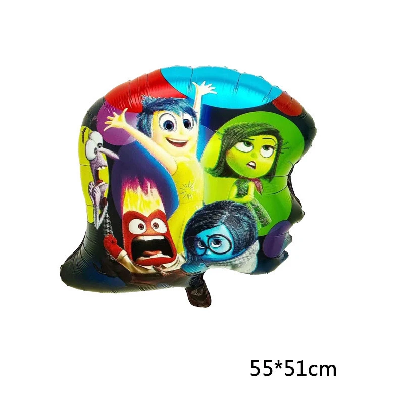 Disney Film Inside Out 2 balony Dekoracja urodzinowa dla dzieci Materiały imprezowe Balony foliowe Akcesoria Dekoracja pokoju dziecięcego Zabawki Prezent