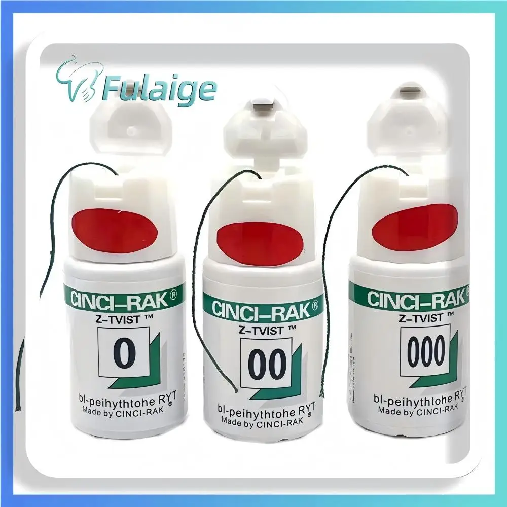 Disposable Dental Gingival Retraction Cord Knitted Cotton Plain Non-Medicated 1Bottle for Crown Bridge Impression Dentist Supply