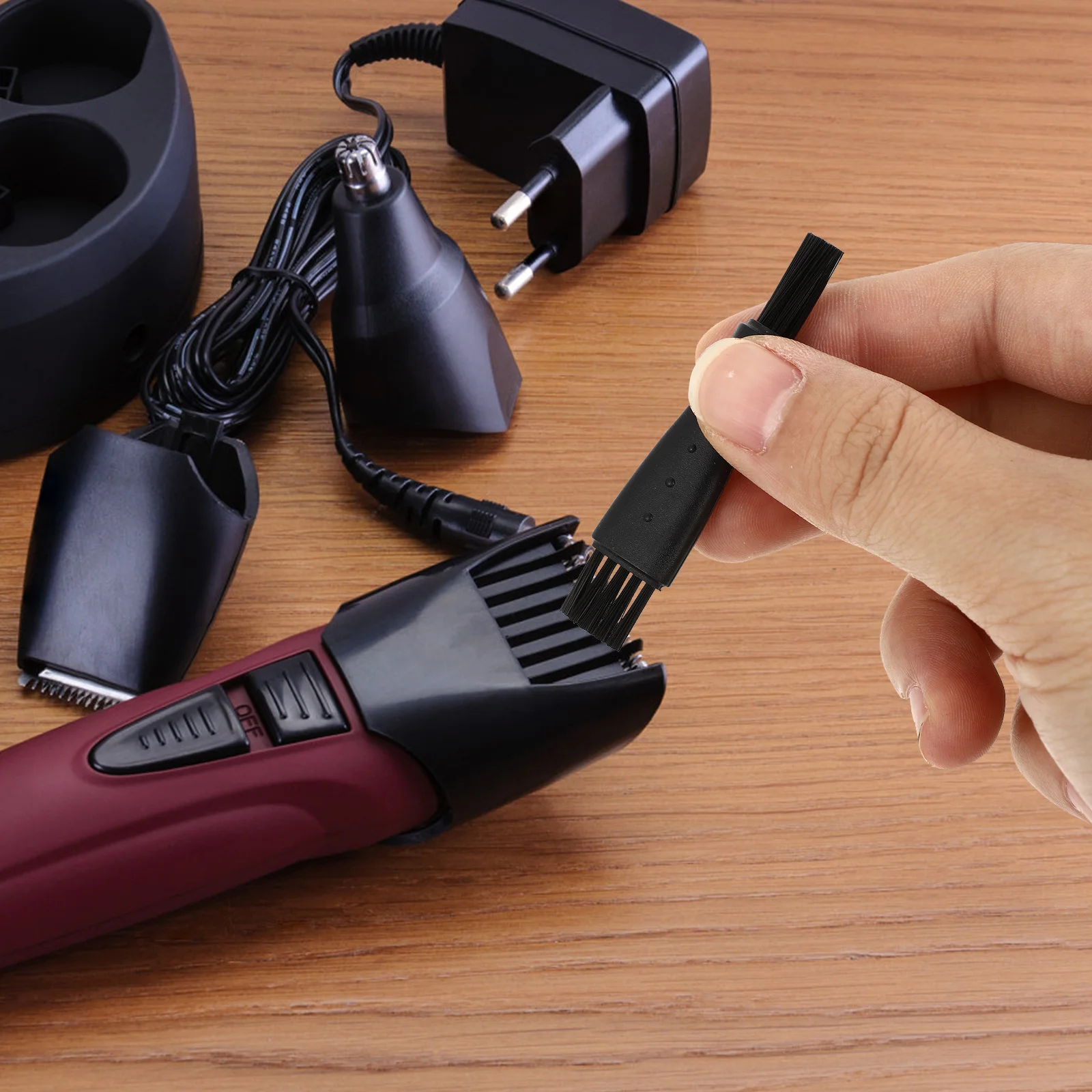 

10pcs Electric Shaver Cleaning Brush For Razor Dust Removal Compact Size Compatible With Most Shavers Replacement Accessory