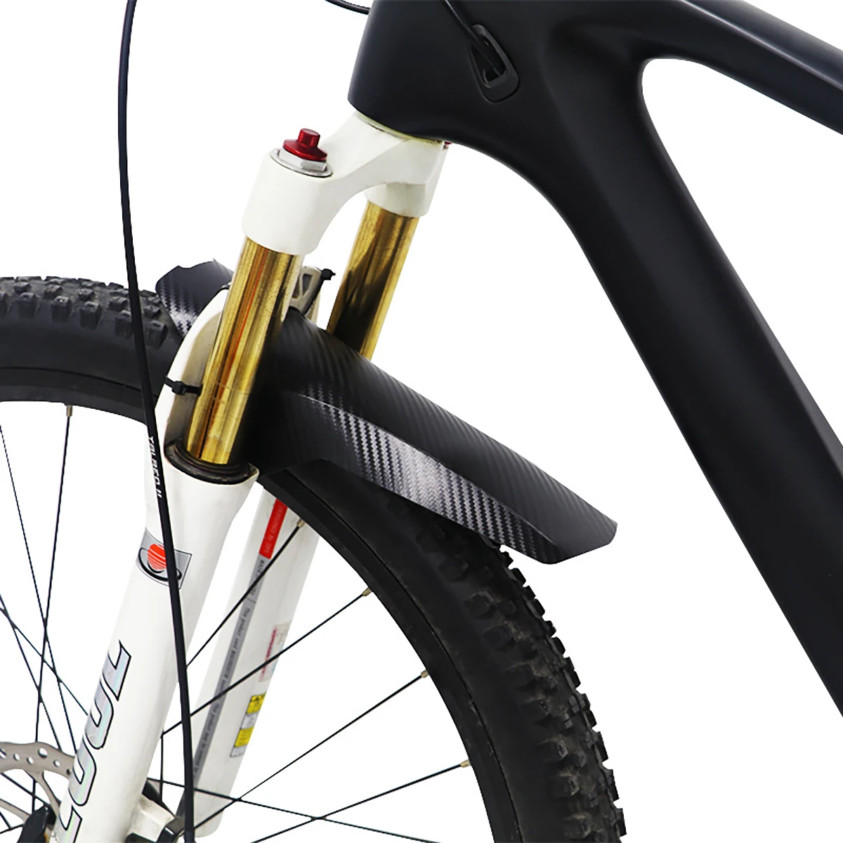 

Universal Road Bike Mudguard Flaps Front Rear Cycling Wings Dustproof Adjustable Flexible Mudguards For Rainy Days