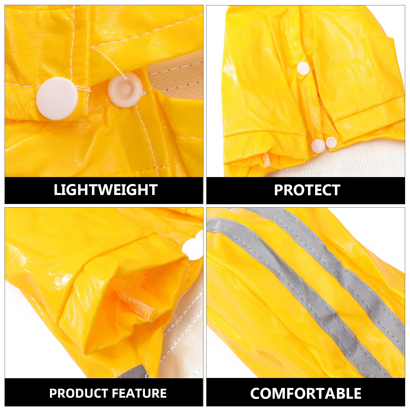 

Pet Raincoat Dog Full Coverage Jacket for Small Dogs Spring and Summer Clothing Raincoats Poncho Fashion Rainy Day