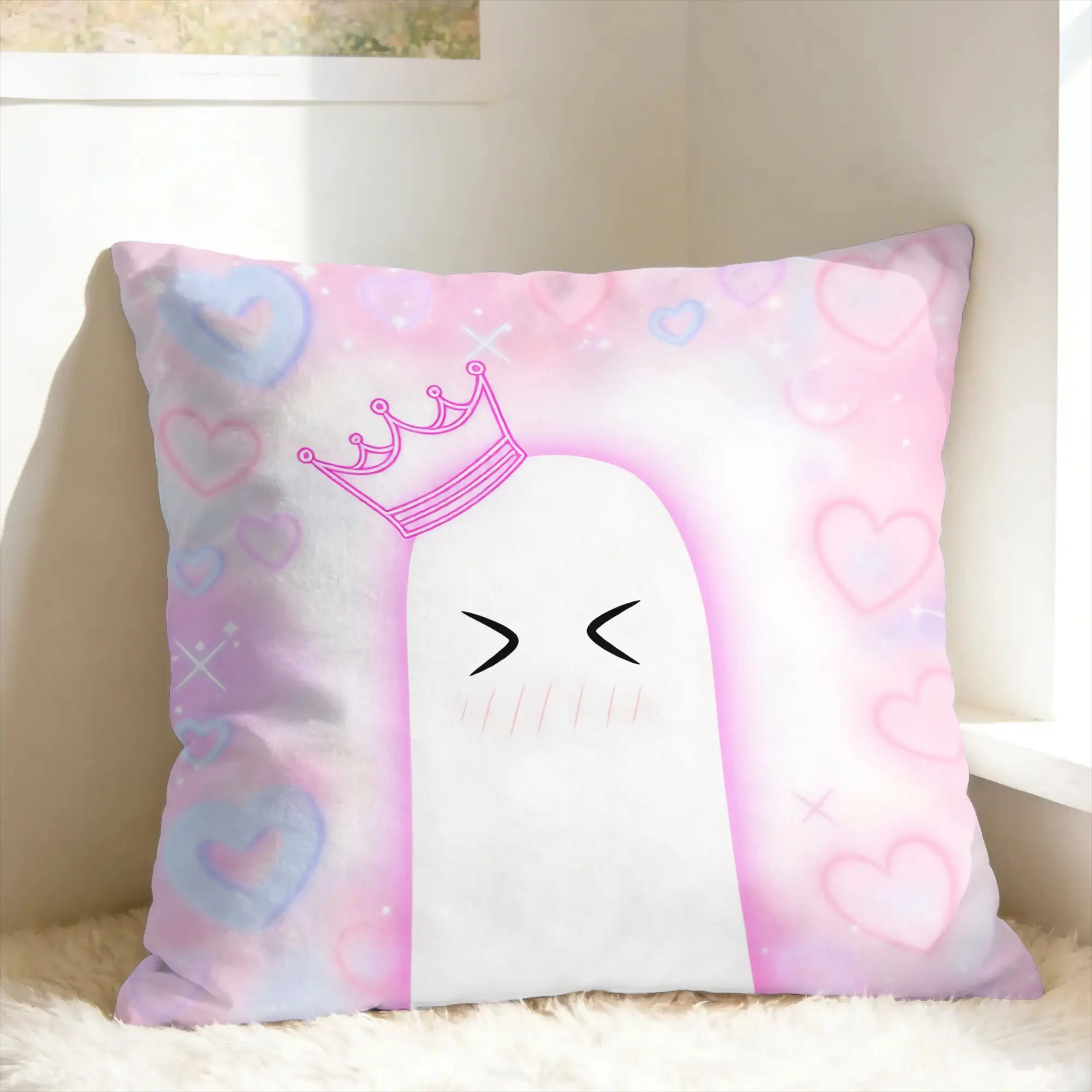 L-Lightsaber BL Manhwa Pillow Cover  Kawaii Pillow Case For Sofa Home Decor Custom Pillowcases Birthday Present
