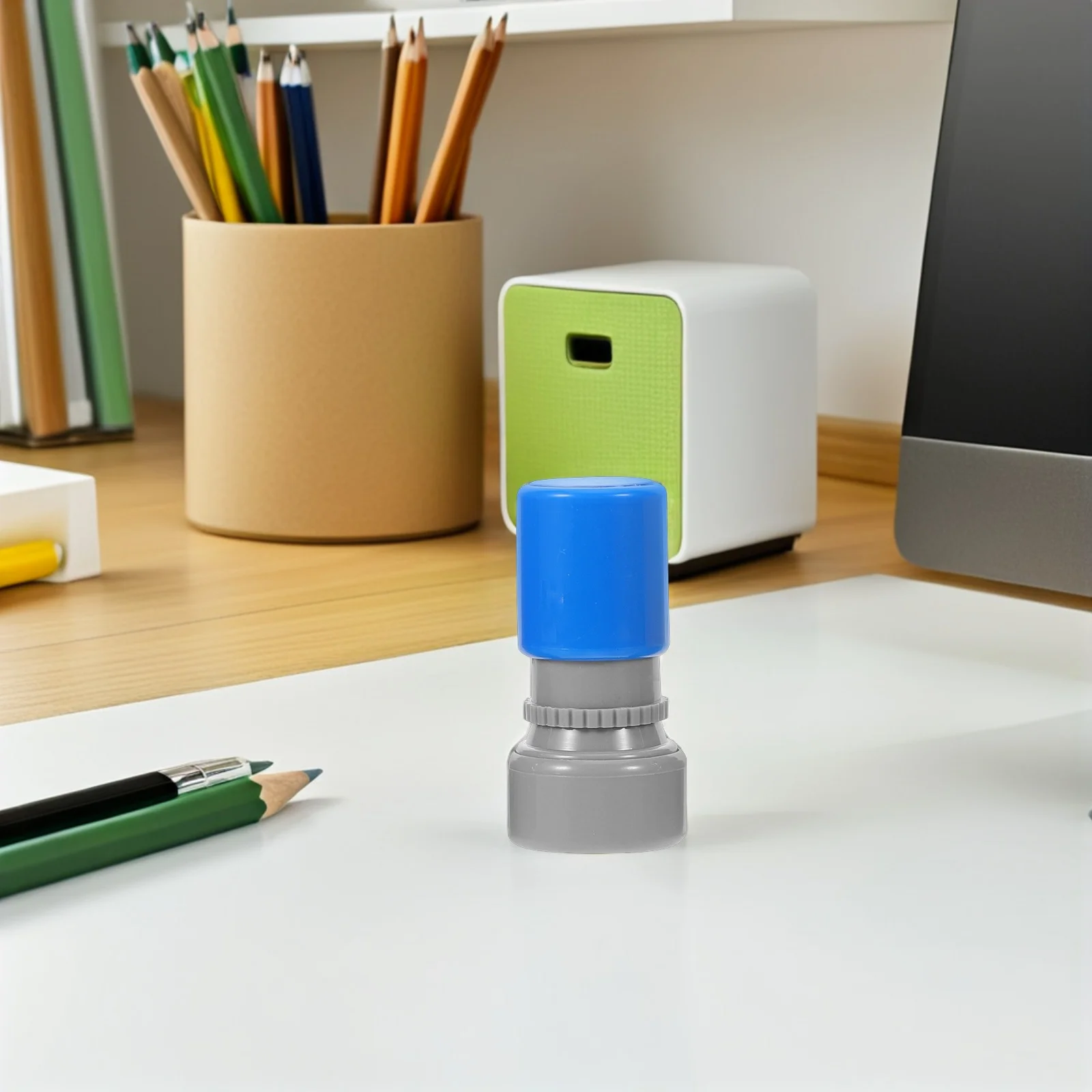 5Pcs Children's Education Stamps Self-Inking Colorful Feedback Stamps Teacher Reward Set for Homework Classroom