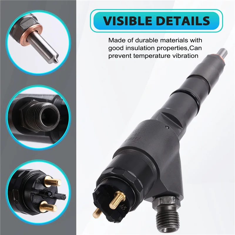 

0445120067 Common Rail Fuel Injector Replacement For Volvo Excavator EC ECR EW FC Series