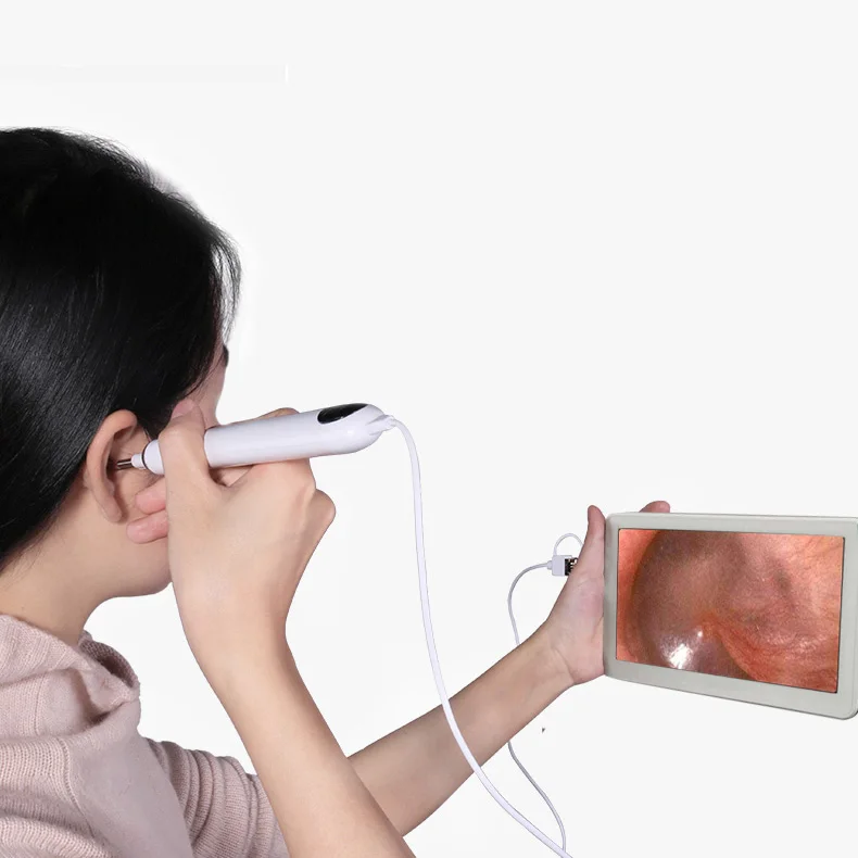 3.9mm  7Inch LCD Display Earpick Endoscope CMOS Borescope Earwax Remover HD Earscope Cleaner Inspection Ear Camera