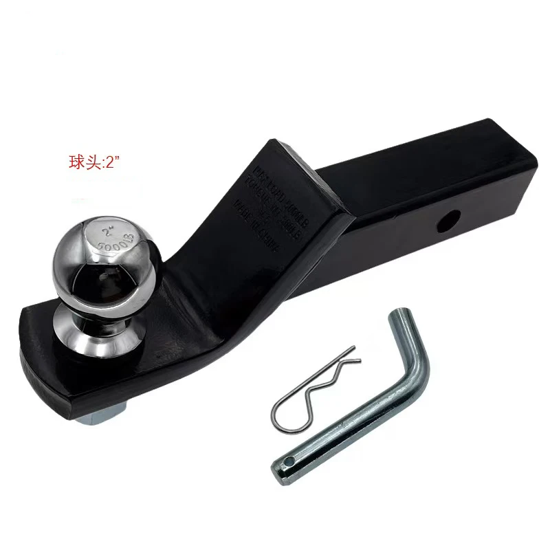 2 Inch Towbar Tongue Ball Mount With Towball And Hitch Pin RV Parts Car Camper Accessories Caravan Components