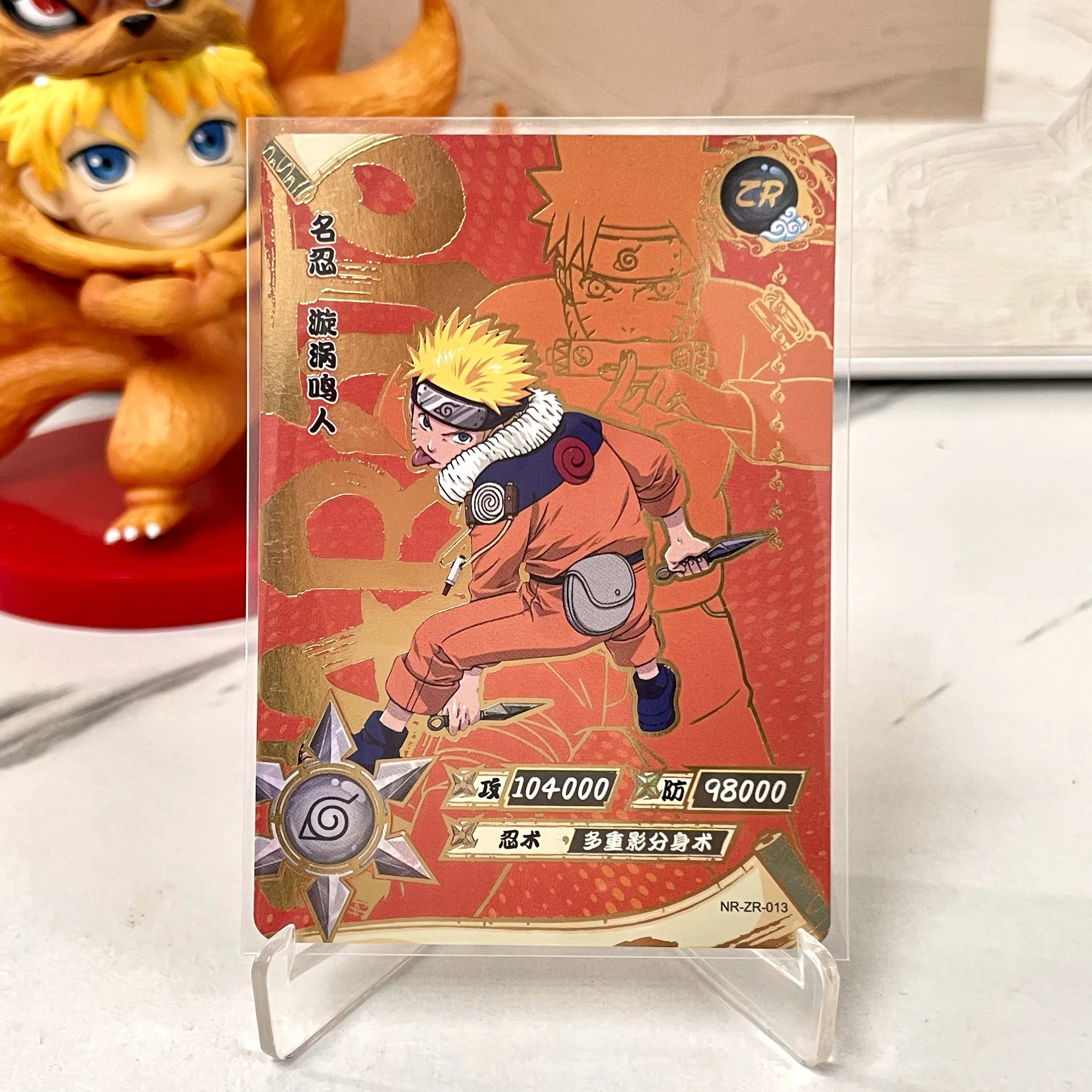 Naruto KAYOU Cards Genuine ZR Series 01~36 Kakashi Uchiha Sakura Character Anime Collection playing Card Kid Birthday  Gift Toys
