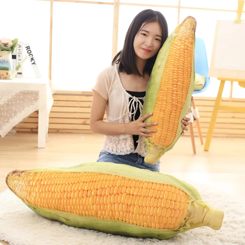 Baby Stuffed Toys Simulation Corn Pillow Cushion Stuffed Plush Toy Simulation Vegetables Fashion Sofa Cushion Gift Toys