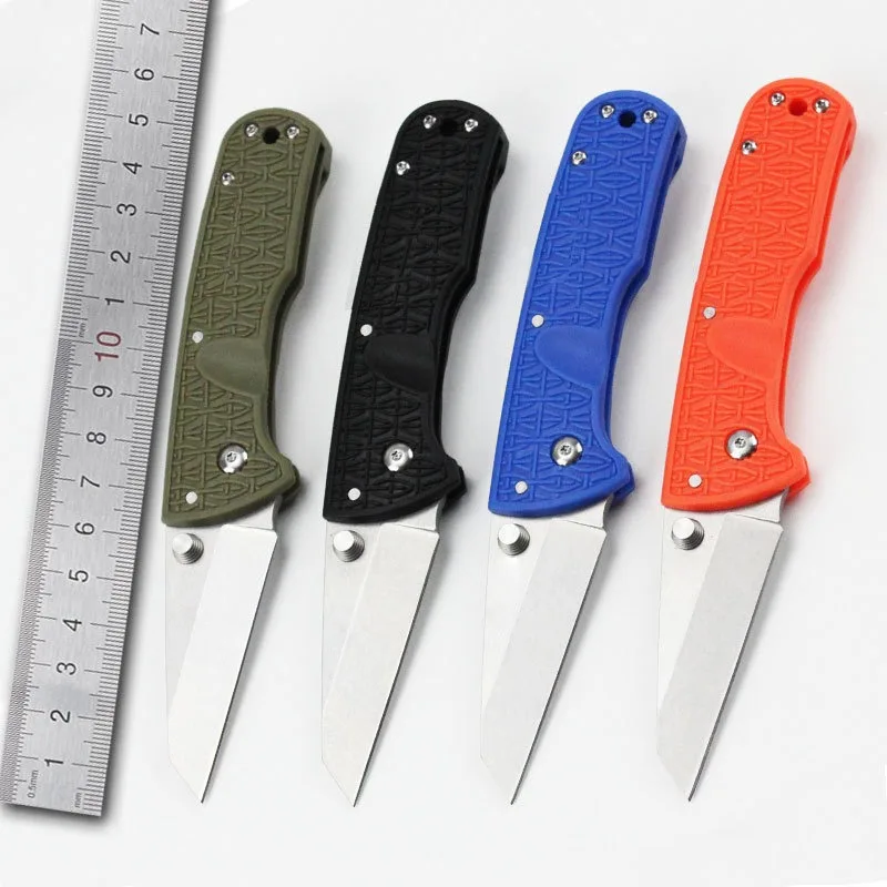 

Self-defense Folding Outdoor Camping Folding Knife Nylon Fiber Handle Hunting Survival Tactical Knives Fruit Utility EDC Tools