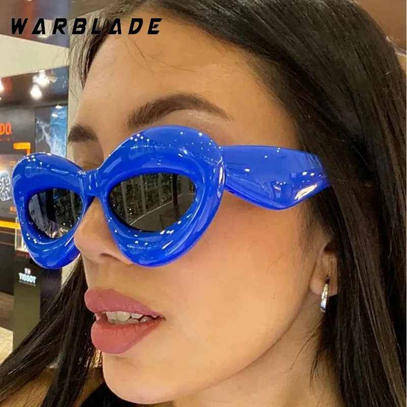 

Personalityr Y2K Punk Designer Sunglasses For Women Men Fashion Cat Eye Sun Glasses Male Party Street Photography Glasses UV400