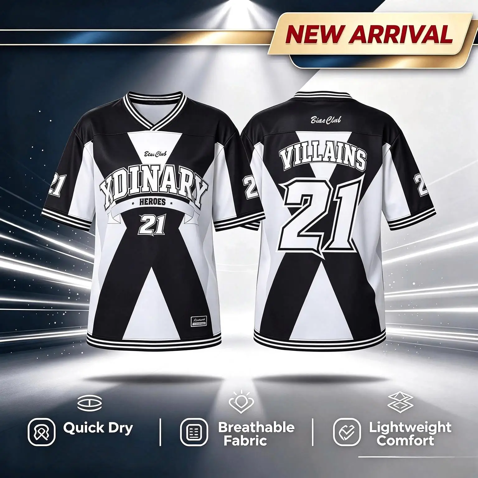 Kpop Xdinary Heroes No.21 X Shape Color Block Sport Jersey Breathable Loose Top Family Matching Parent Kids Kpop Fans Costume 26