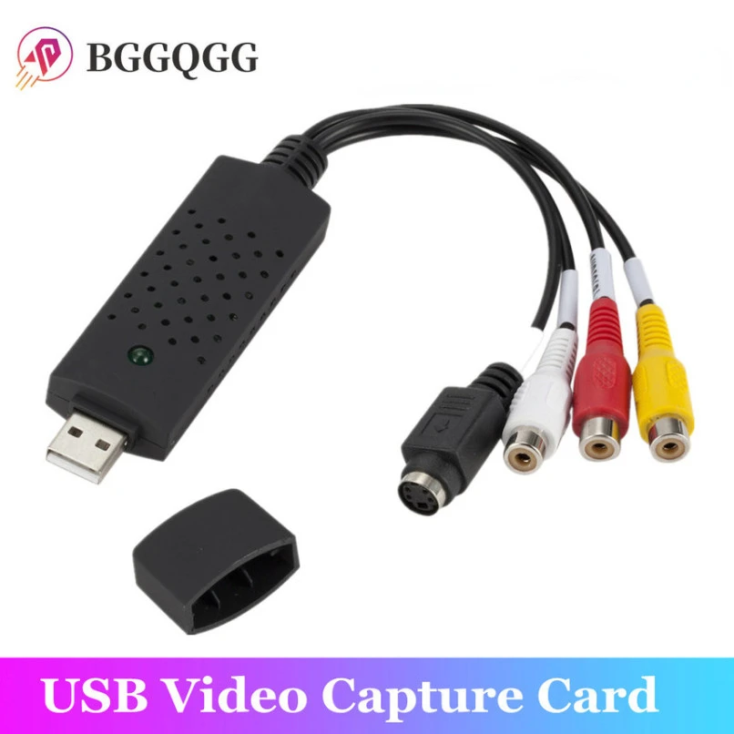 

USB2.0 Audio Video Capture Card TV Tuner VHS To DVD Video Capture Converter For Win7/8/XP/Vista with USB Cable