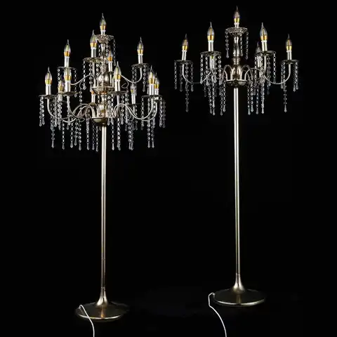 Juego de 4 candelabros de cristal chapados de 10/7 brazos, lámparas de mesa para luz de carretera moderna, accesorios de escenario, decoración para fiesta de cumpleaños y boda