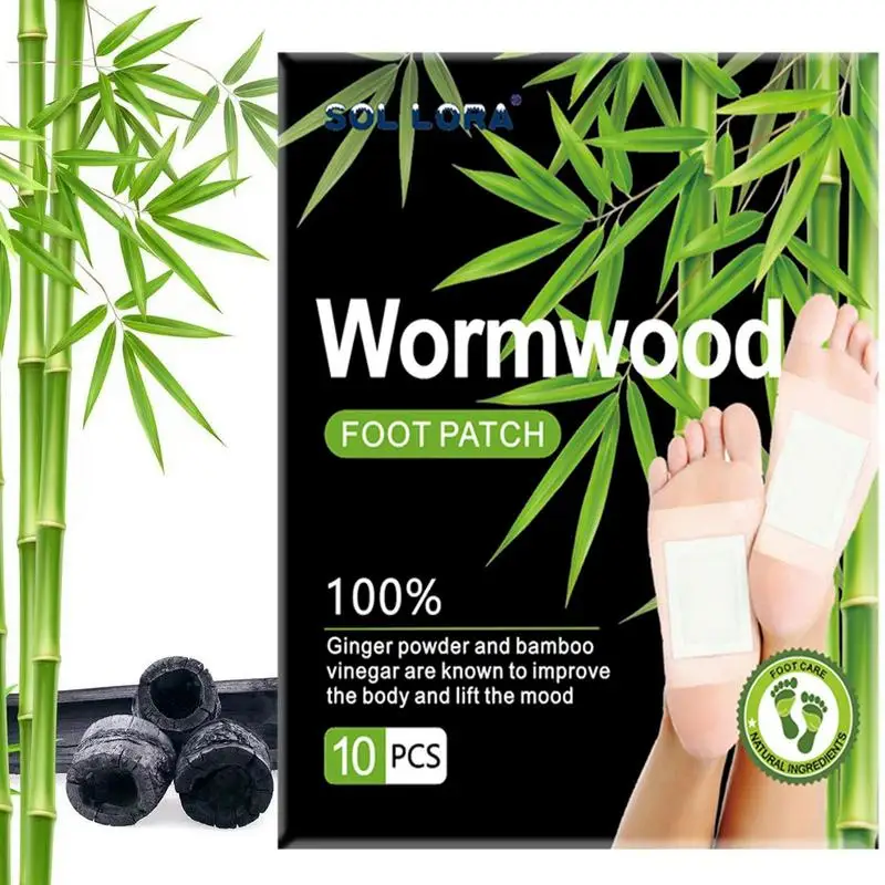 Wormwood Foot Patch Effective Feet Health Patches 10pcs Deep Cleansing Foot Patch Foot Care Patch Wormwood Body Pads Foot Care