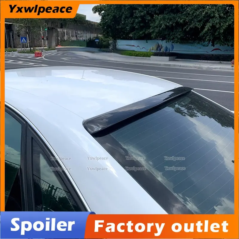 

For Audi A4 B8 Sedan 4 Door 2009 2010 2011 2012 Spoiler ABS Material Unpainted Color Car Rear Window Roof Spoiler Wing