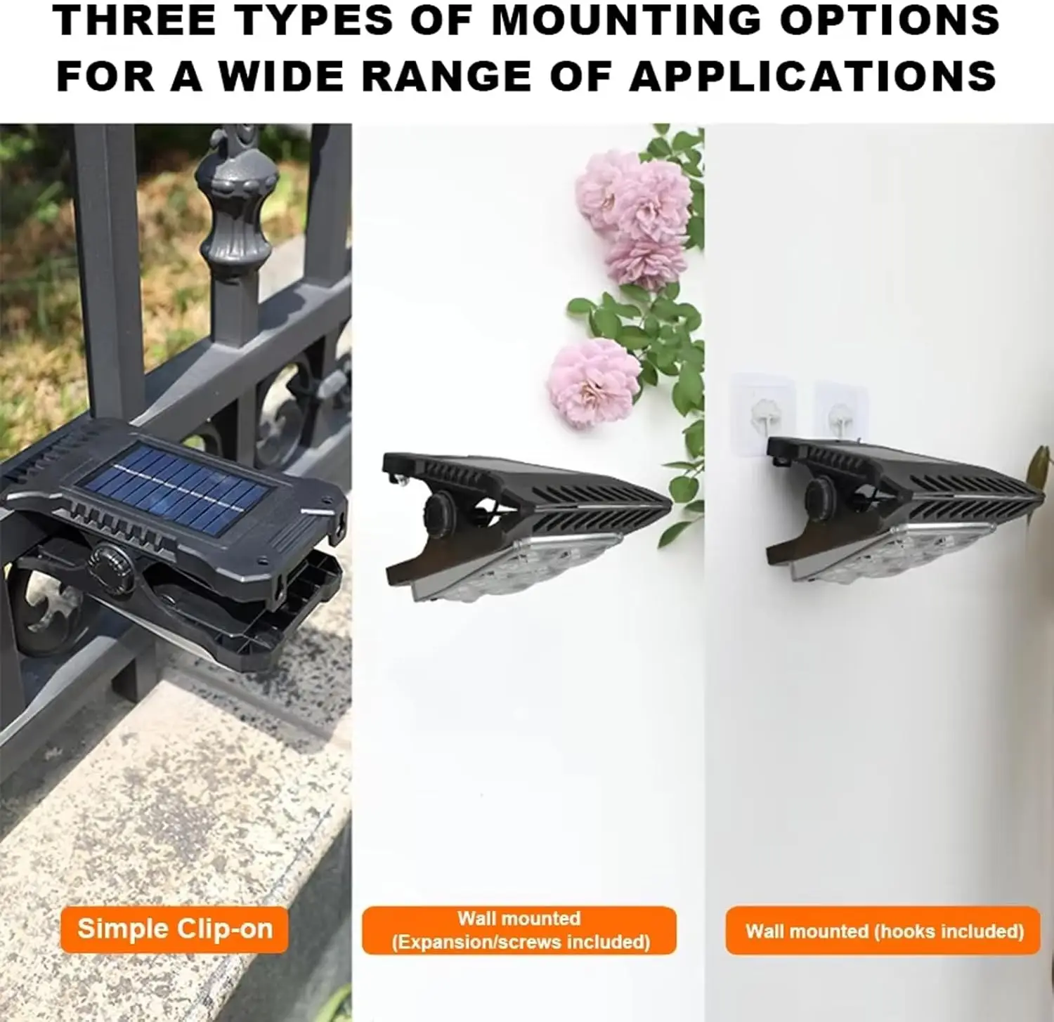 Solar Outdoor Motion Sensor Wall Light LED Dimmable Modern Exterior Lights Fixtures IP65 Waterproof  for Porch Patio Garden