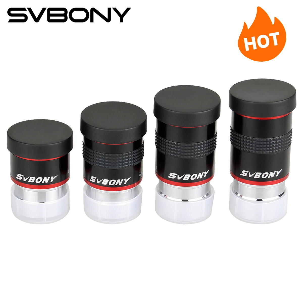 Oculares Telescópio Svbony 1.25" ocular 68 graus Oculares planetária UWA 6mm/9mm/15mm/20mm para Telescópio Astronômico