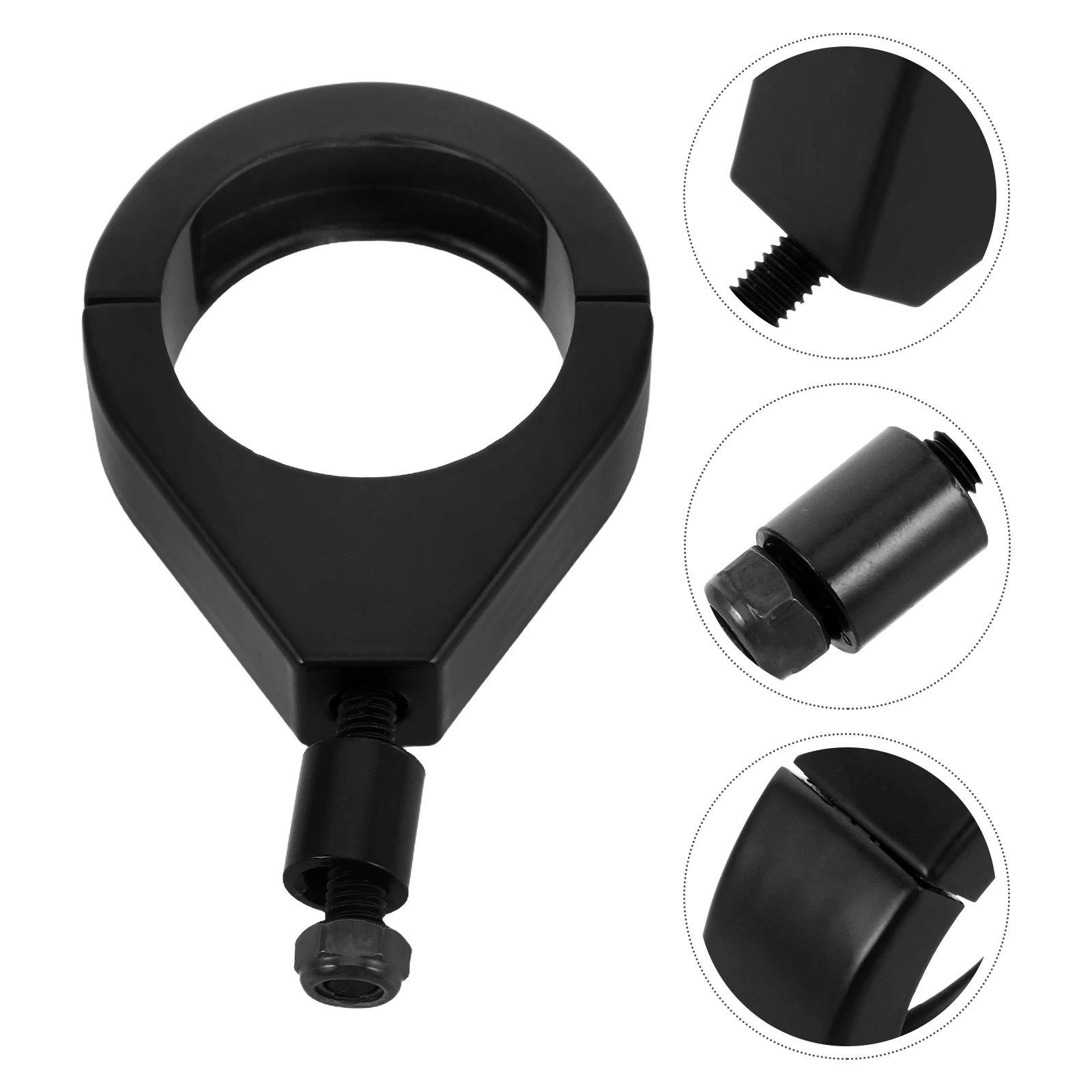 

2pcs Motorcycle Turn Signal Mount Bracket Heavy Duty Aluminum Fit 41Mm Tube High Brightness Reflection Durable