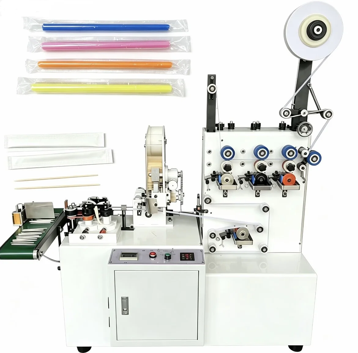 Electric Disposable Wood Bamboo Toothpick Chopstick Drinking Straw Packing Machine