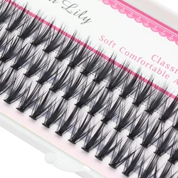 60 Bundles Luxury Thick Cluster EyeLashes Extension 3D Russian Volume Grafting Fake False 20D 30D Mink Eyelash Bunche Cilias