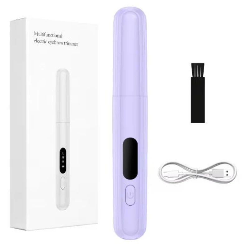 Ladies Electric Eyebrow Trimmer, a rechargeable mini eyebrow scraper suitable for beginners to use as an eyebrow pencil
