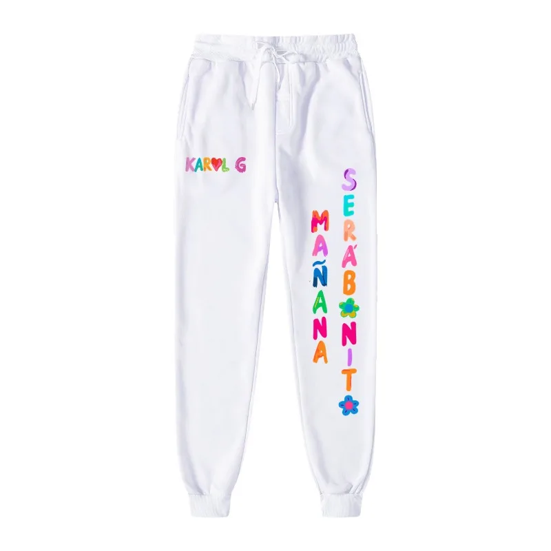 Unisex Trendy New Karol G Printed Sports Jogging Pants for Couples Hip-hop Street Hot Selling Comfortable Sports Casual Pants