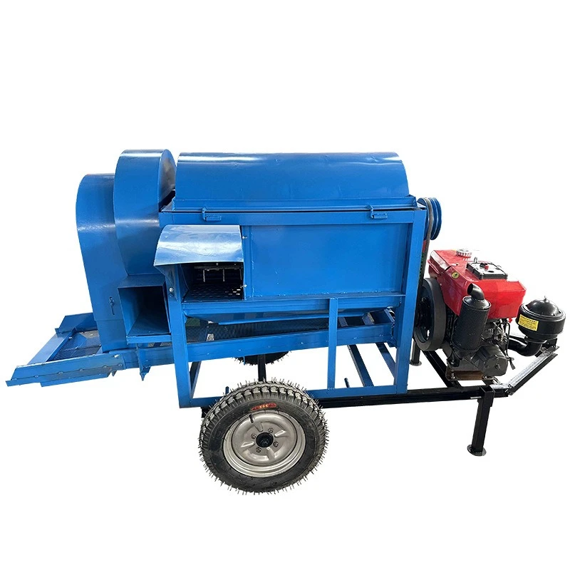 Rice threshing machine, grain threshing machine, threshing equipment