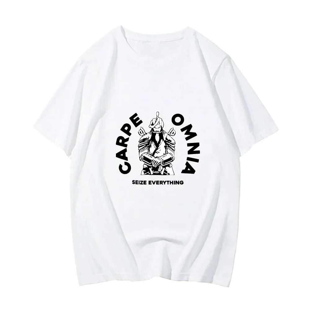 Micah Parsonss Carpe Omnia T Shirt Men Japanese Anime Tops Cartoon Harajuku Graphic Tees Unisex Y2k Clothing Unisex Streetwear