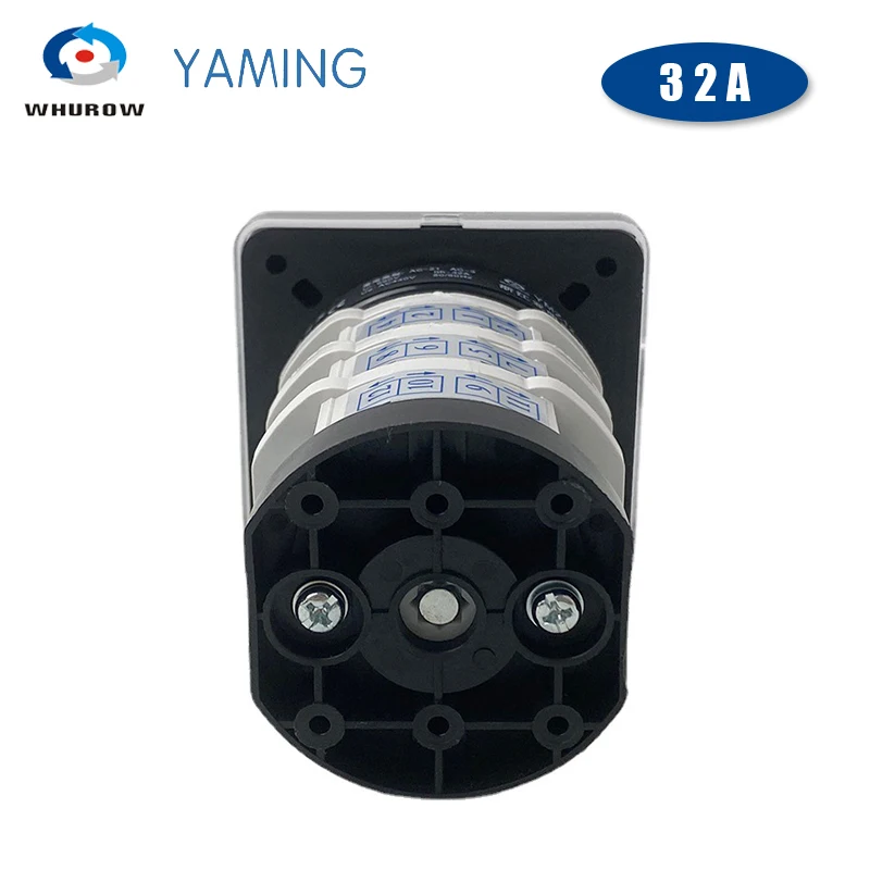 3 Position Rotary Cam Switch 3 Phase Changeover Switch LW31-32A 3 Poles Manual Transfer Selector On-off-on YMZ12-32D0723.3