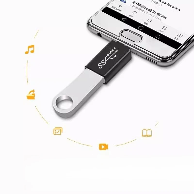5Pcs Multi‑Function USB 3.0 Adapter Male‑Male Female‑Female OTG Type‑C Converter for Phone Charging Data Transfer