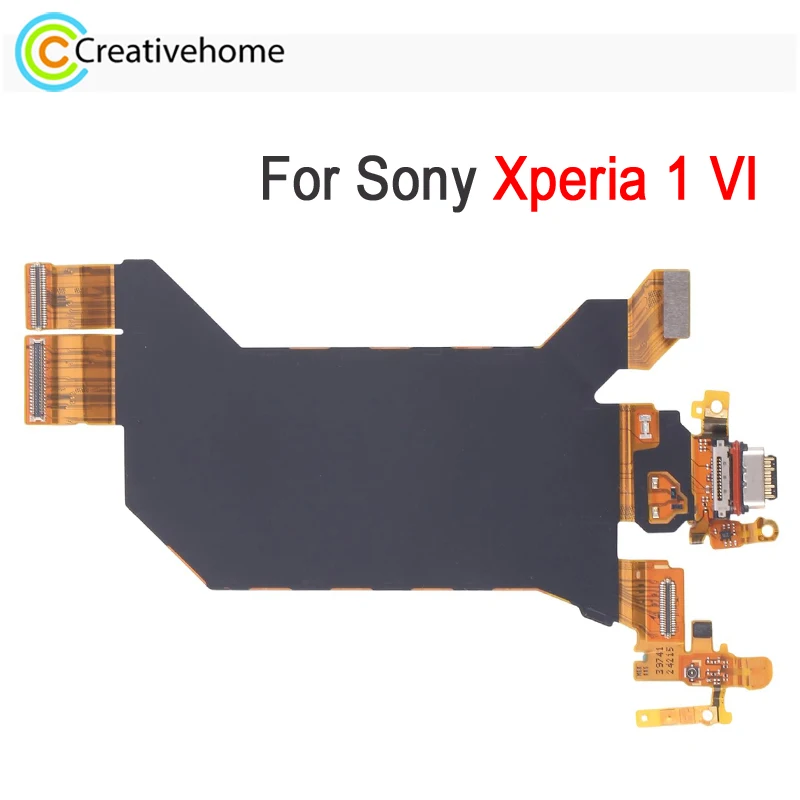 كابل مرن لمنفذ الشحن لهاتف Sony Xperia 1 VI، جزء استبدال إصلاح منفذ شحن USB الأصلي من النوع C #1