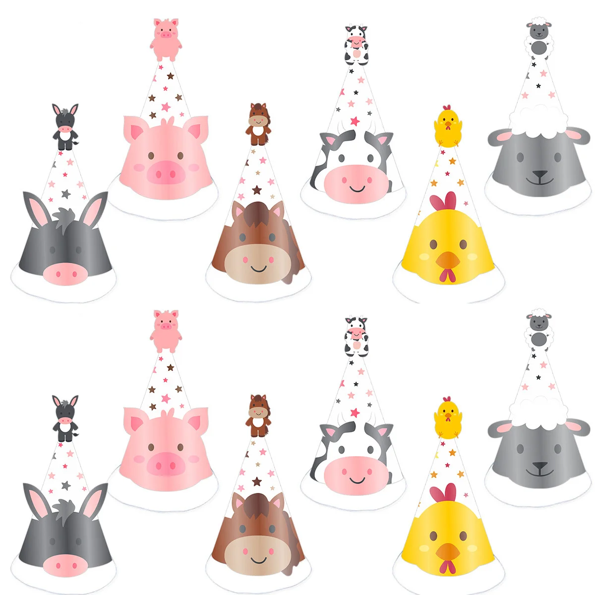 12Pcs Animal Theme …