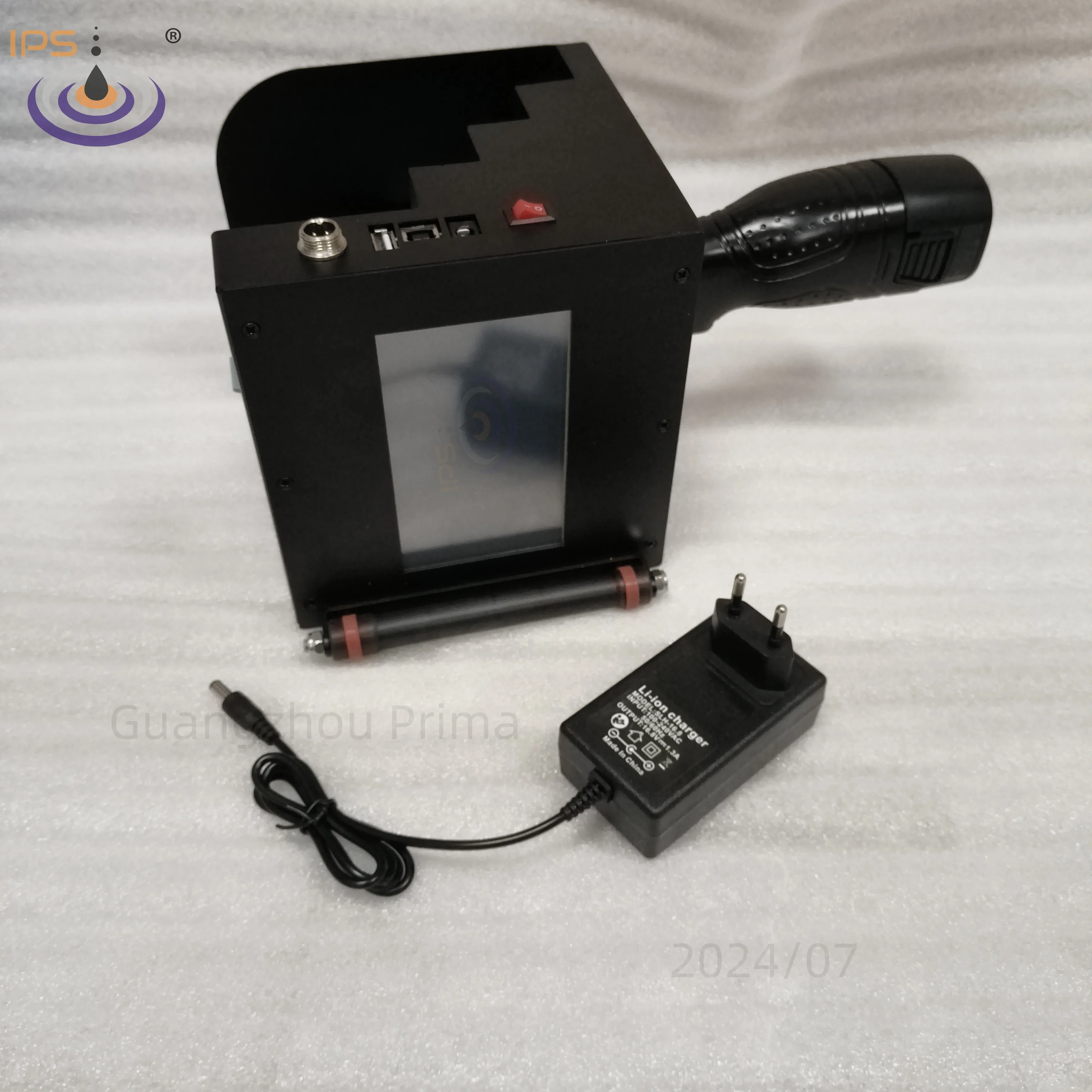 101.6mm Handjet Easy Operate Tij Printer Machine Inkjet Label Printer For Bigger Crougated Box Barcode Qrcode Expiry Date Coding