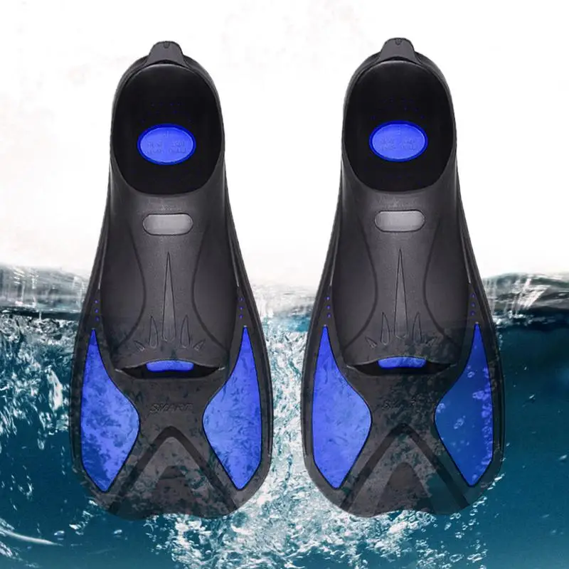 

Snorkel Fins For Men Travel Size Adult Swimming Flippers Professional Swimming And Diving Equipment Short Swim Fins Suitable For