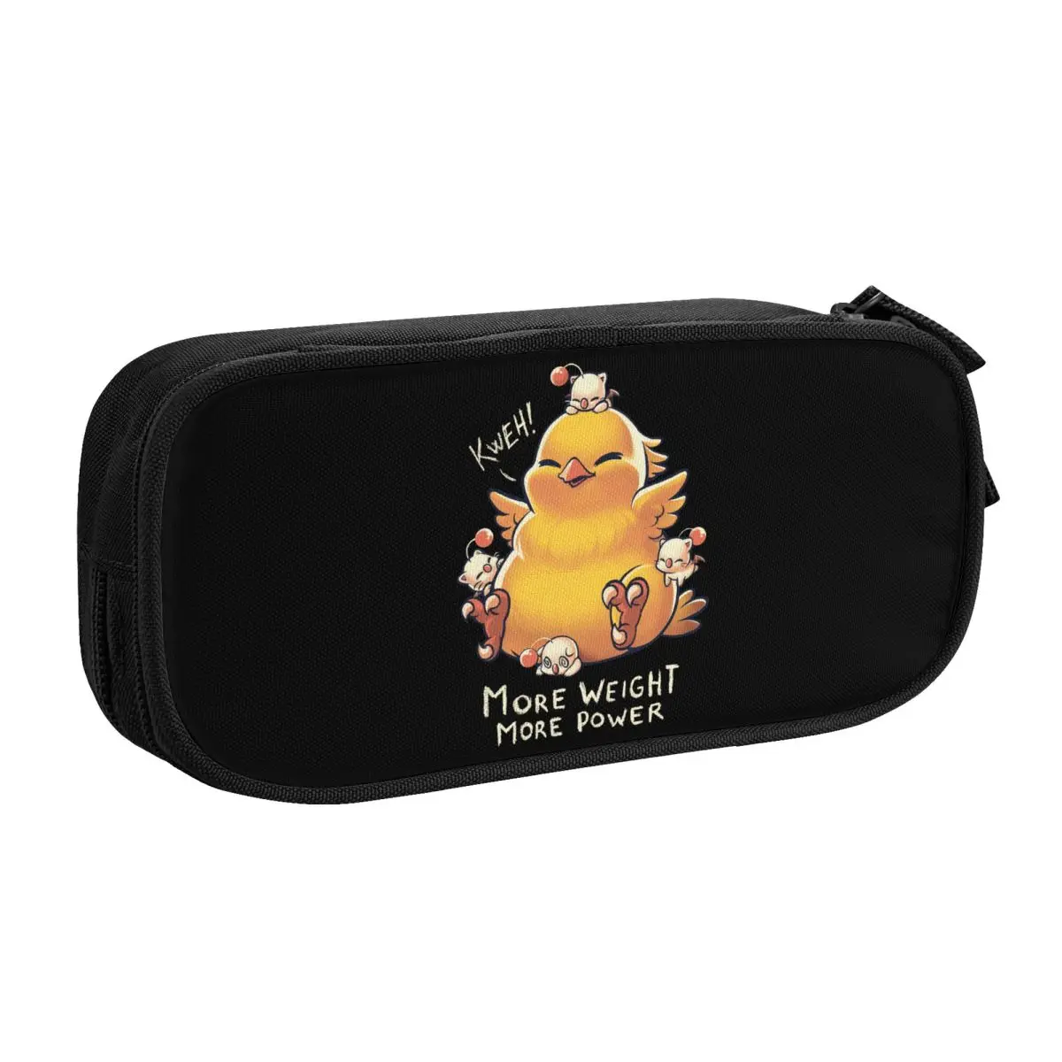Custom Cute Final Fantasy Chocobo Monster Pencil Case for Girls Boys Big Capacity Pencil Pouch Stationery
