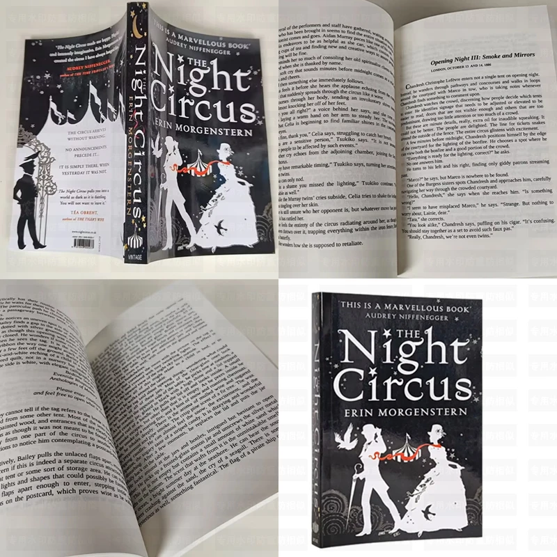 the Night Circus by Erin Morgenstern - Romantic Fantasy Novel 1 Book Paperback English Edition