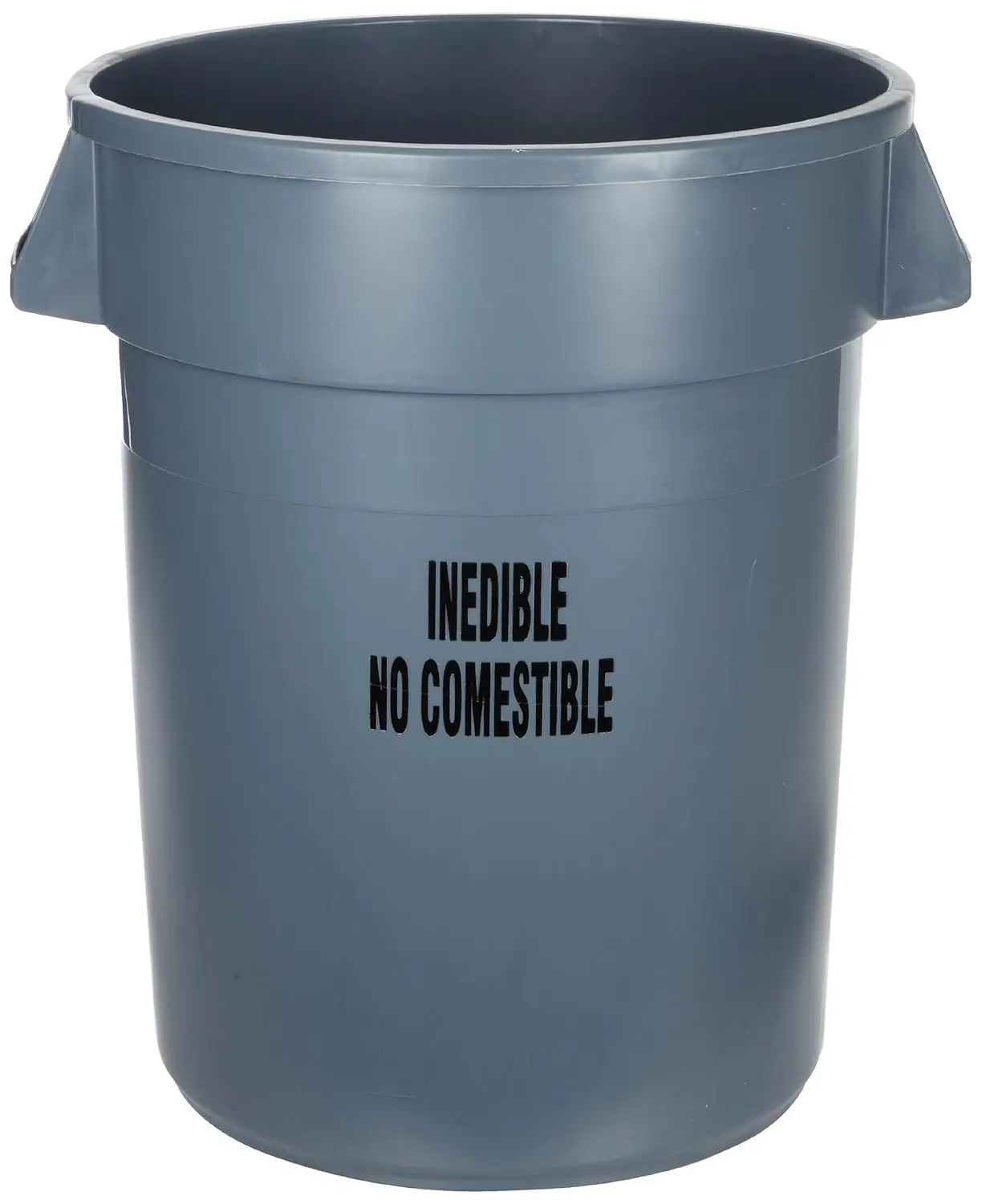 Rubbermaid 44 Gal BRUTE Inedible Food Handling Container, Gray, for Restaurants, Landscapers, Construction Sites, Warehouses