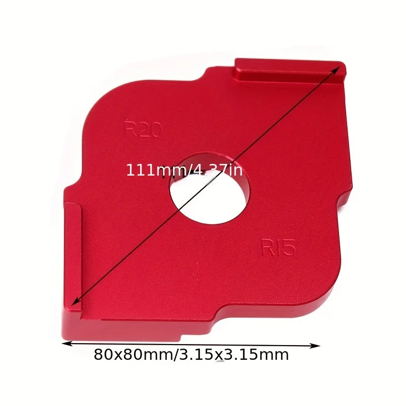 3Pcs Quick Locator Woodworking Router Corner Radius Templates Jig R5-R30 Woodworking Trimming Machine Wood Router Table