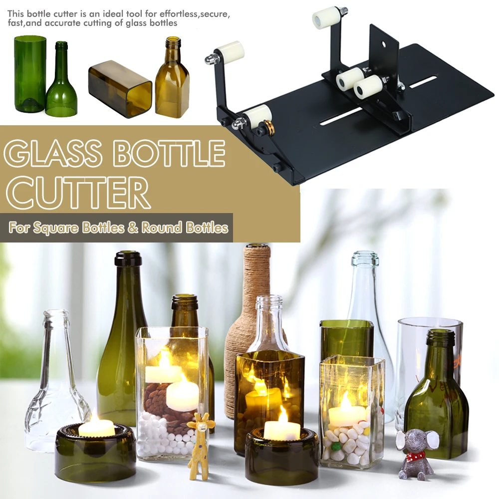 

2025 New Glass Cutter Professional for Bottle Cutting Glass Bottle-Cutter DIY Cut Tool Machine Wine Beer Glass Craft Recycle Cut