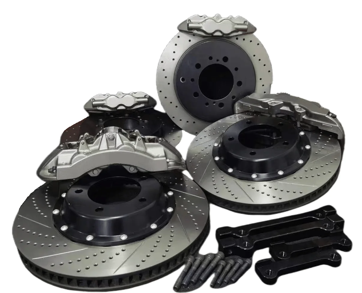 Front 6 Piston Rear 4 Pot Modified Big Brake Caliper Kit High Performance Brake System for Sports Sedans