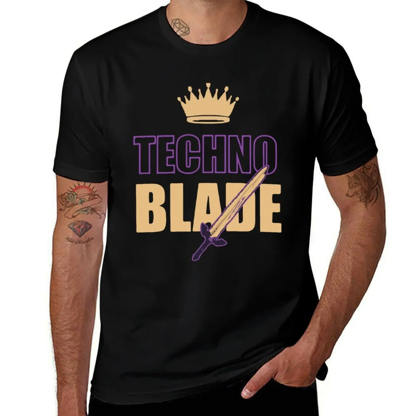

Technoblade Tribute T-Shirt Breathable Workout Short Sleeve Top