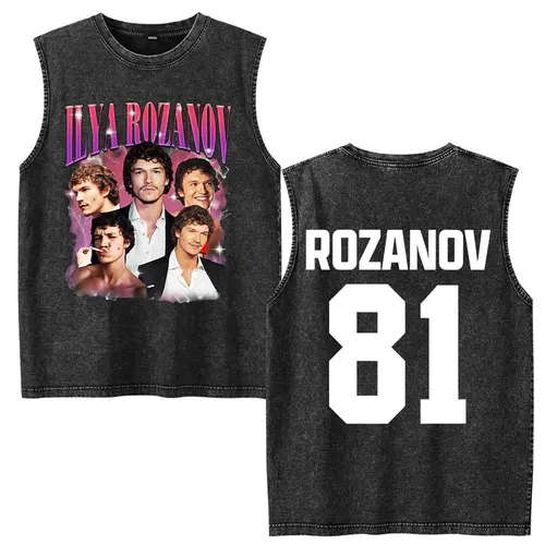 Imagen 2 del producto Renaltería calentada Shane Hollander 24 Montreal Metros camisetas sin mangas lavadas camiseta hombres mujeres ropa Harajuku chaleco sin mangas camisetas